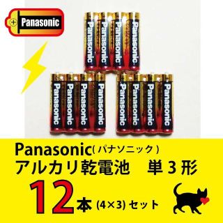 パナソニック(Panasonic)の送料無料　Pa送料無料　Pannasonic アルカリ乾電池単３形　12本セット(その他)