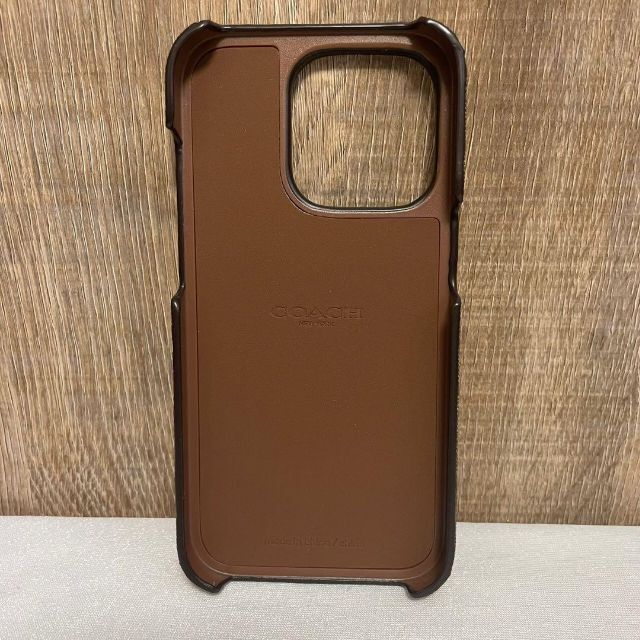 【新品未使用】COACH コーチ iPhone14 PRO MAX花柄　ケーススマホ/家電/カメラ