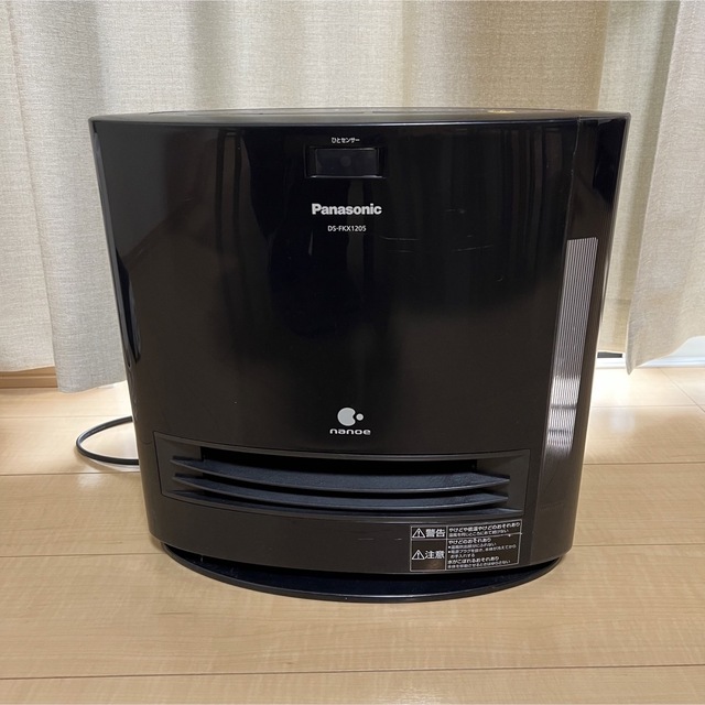 DS-FKX1205 ブラック 17年製 パナソニック セラミックファンヒーター