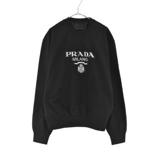 PRADA トライアングルロゴ長袖 トップス パーカー スウェット M