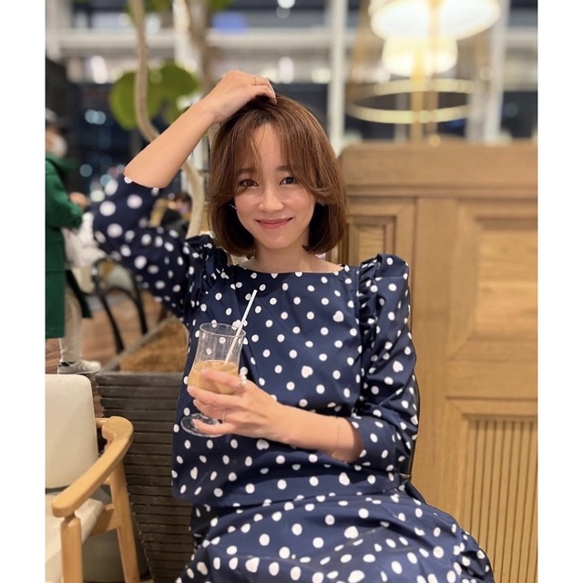 Chesty(チェスティ)の新品♡rosymonster heart dot lady tops navy レディースのトップス(シャツ/ブラウス(長袖/七分))の商品写真