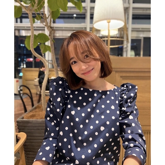 Chesty(チェスティ)の新品♡rosymonster heart dot lady tops navy レディースのトップス(シャツ/ブラウス(長袖/七分))の商品写真