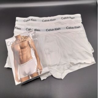 カルバンクライン(Calvin Klein)のカルバンクライン ローライズボクサーパンツ ホワイト Mサイズ 2枚セット(ボクサーパンツ)