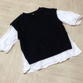 ジーユー(GU)の古着　トップス　140 GU  2点おまとめ(Tシャツ/カットソー)