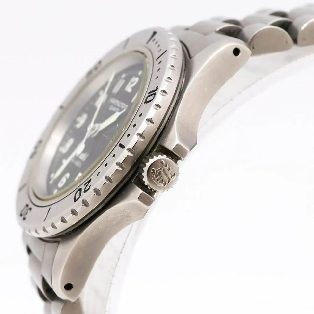 希少》HAMILTON Khaki 腕時計 ブラック デイト ボーイズ-