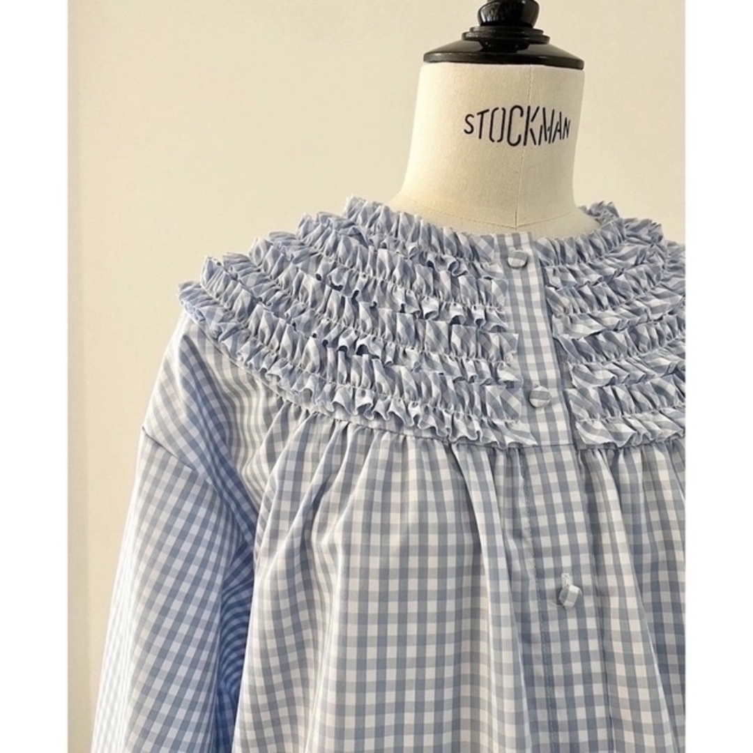 Chesty(チェスティ)の新品♡rosymonster gingham mini frill blouse レディースのトップス(シャツ/ブラウス(長袖/七分))の商品写真