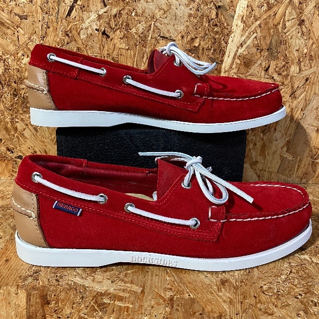 SEBAGO(セバコ)のSEBAGO SPINNAKER US9.5 27.5cm RED メンズの靴/シューズ(デッキシューズ)の商品写真