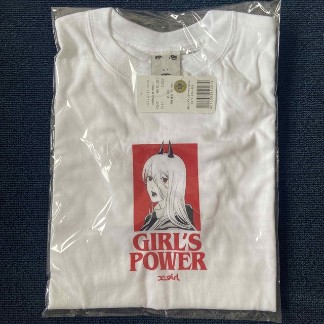 X-girl(エックスガール)のxgirl チェンソーマン パワー コラボ Tシャツ レディースのトップス(Tシャツ(半袖/袖なし))の商品写真