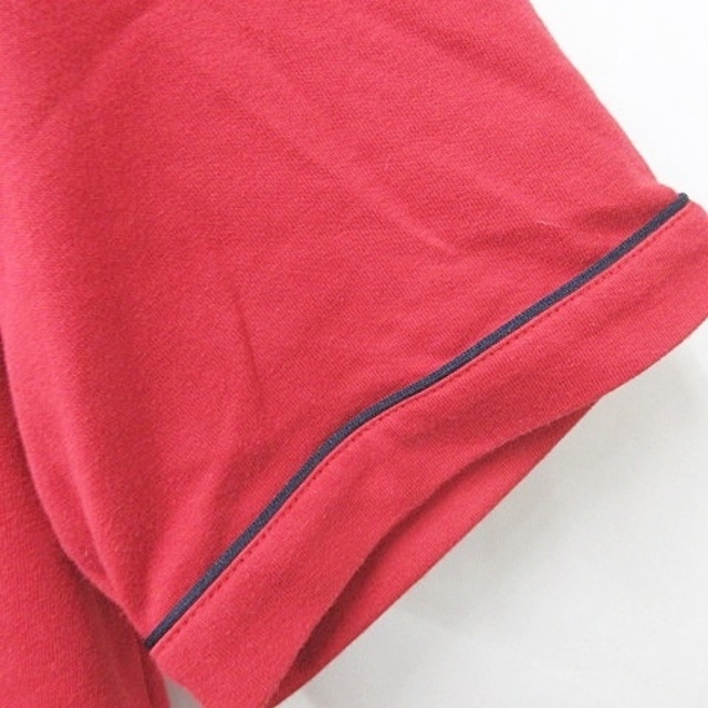adidas(アディダス)のアディダス テーラーメイド ゴルフ シャツ ポロシャツ 半袖 刺繍 赤 L/G スポーツ/アウトドアのゴルフ(ウエア)の商品写真