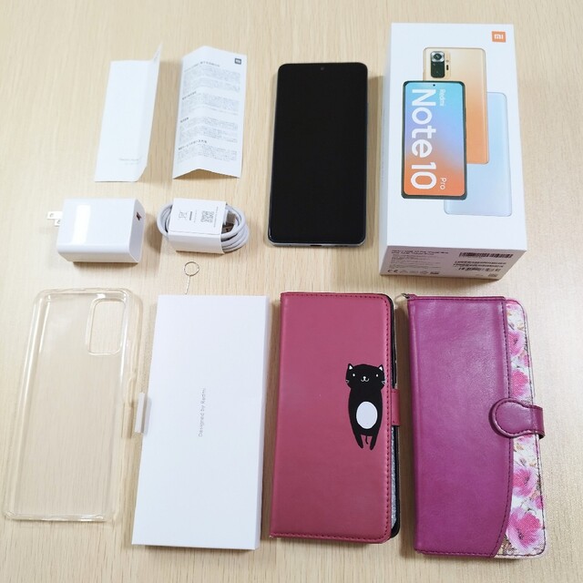 シリアルシール付 【美品】Xiaomi Redmi Note10Proグレイシャー