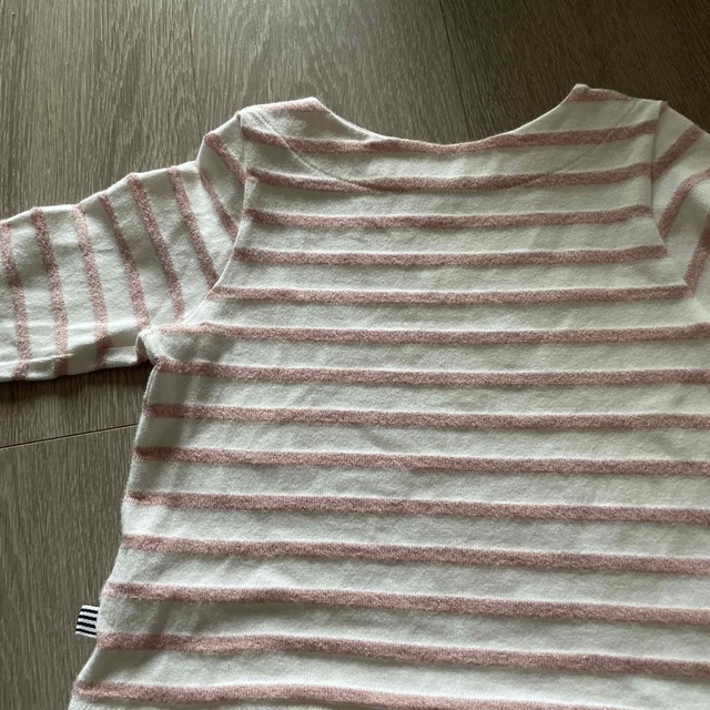 PETIT BATEAU(プチバトー)のプチバトー　ボーダーロンT キッズ/ベビー/マタニティのキッズ服女の子用(90cm~)(Tシャツ/カットソー)の商品写真