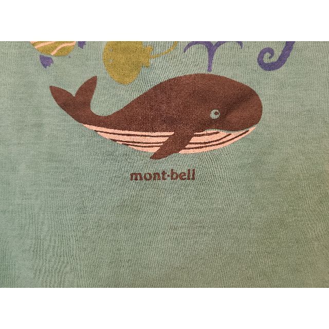 mont bell(モンベル)のモンベル キッズ Tシャツ 中古 mont bell キッズ/ベビー/マタニティのキッズ服男の子用(90cm~)(Tシャツ/カットソー)の商品写真