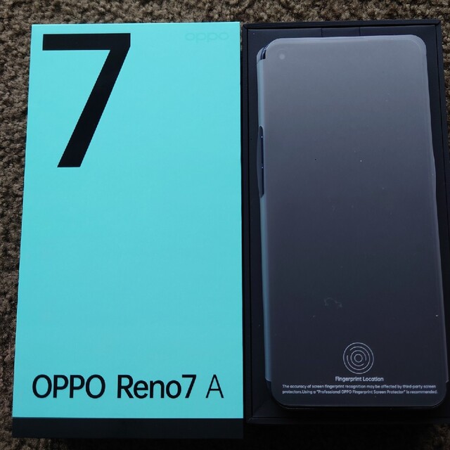 【新品未開封】OPPO Reno7 A A201OP スターリーブラック