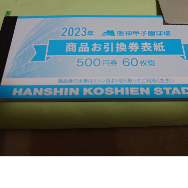 2023年☆阪神甲子園球場☆商品お引換券3万円分③ pa.pe