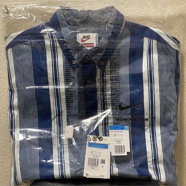 美品 Supreme Nike Cotton Twill Shirt M