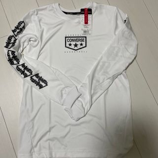 コンバース(CONVERSE)のR さま　converseロングTシャツ 白黒、半袖(バスケットボール)