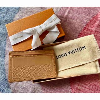 ルイヴィトン(LOUIS VUITTON)の新品♦︎未使用品 ◇LOUIS VUITTON  ルイヴィトン　本革カードケース(名刺入れ/定期入れ)