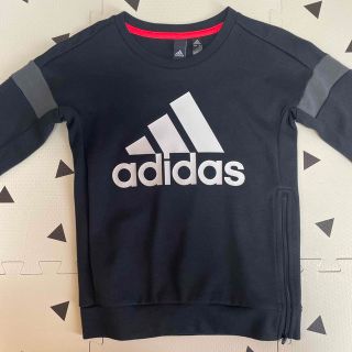 アディダス(adidas)の美品 adidas アディダス パーカースウェット トレーナー パーカー 130(Tシャツ/カットソー)