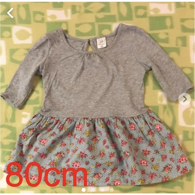 babyGAP(ベビーギャップ)のBABY GAP ワンピース　80cm キッズ/ベビー/マタニティのベビー服(~85cm)(ワンピース)の商品写真