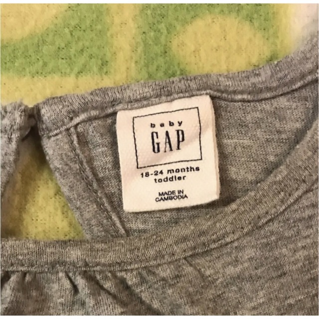 babyGAP(ベビーギャップ)のBABY GAP ワンピース　80cm キッズ/ベビー/マタニティのベビー服(~85cm)(ワンピース)の商品写真