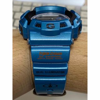 コラボ/G-SHOCK/トリプルクラウン/青/ガルフマン/限定/メタリック/美品