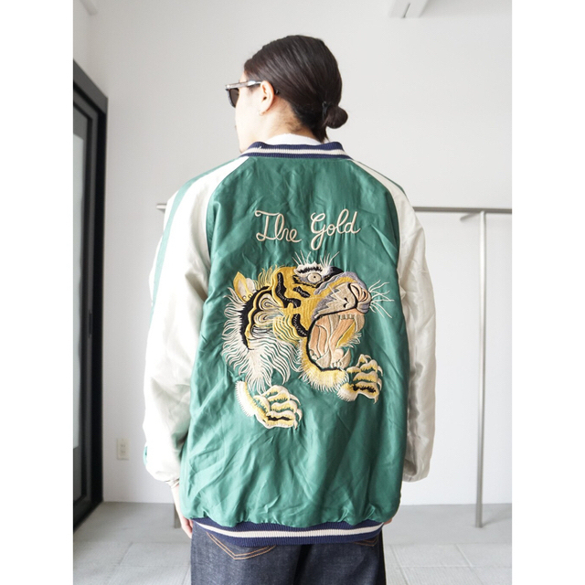 GOLD - SOUVENIR JACKET The gold スカジャン 東洋エンターの GOLD - SOUVENIR JACKET The gold スカジャン 東洋エンターの