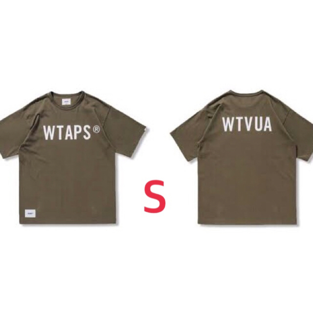 21SS WTAPS BANNER SS COTTON NAVY