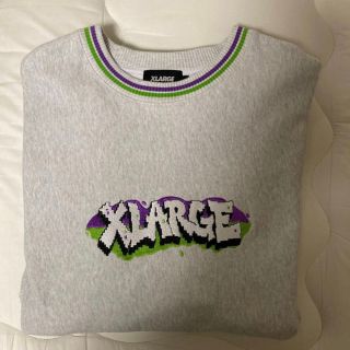 即納爆買い XLARGE - XLARGE ビッグロゴ刺繍 サイドライン スウェット