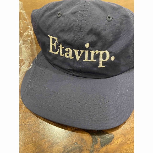 etavirp Nylon Logo Cap. (Navy × Silver) メンズの帽子(キャップ)の商品写真