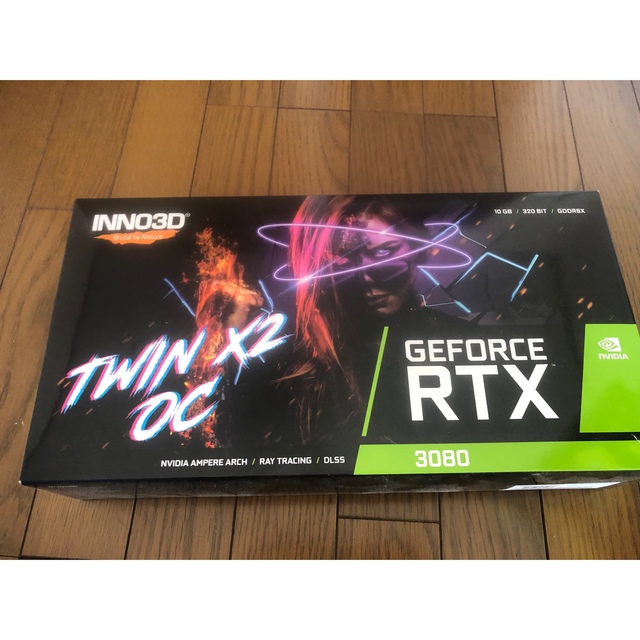 グラボ　Inno3D GeForce RTX 3080 グラフィックスカードスマホ/家電/カメラ