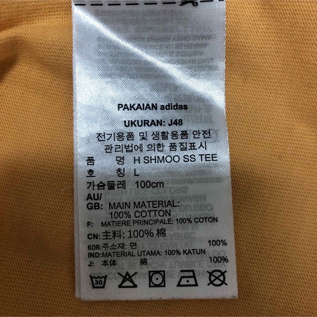 adidas(アディダス)のアディダス×マークゴンザレス　シュムーロゴ刺繍　Tシャツ　Lサイズ メンズのトップス(Tシャツ/カットソー(半袖/袖なし))の商品写真