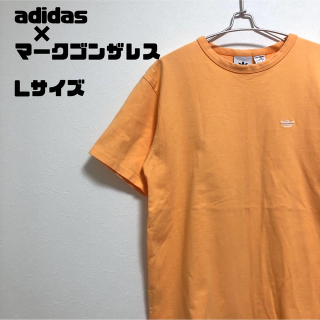 adidas(アディダス)のアディダス×マークゴンザレス　シュムーロゴ刺繍　Tシャツ　Lサイズ メンズのトップス(Tシャツ/カットソー(半袖/袖なし))の商品写真