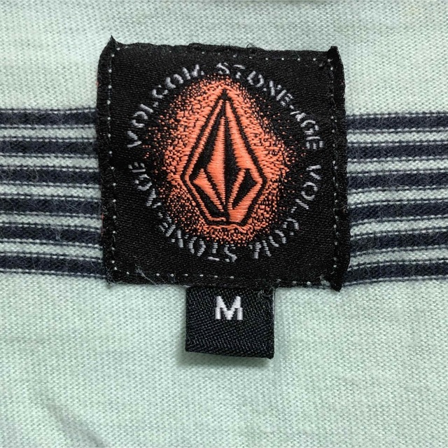 volcom(ボルコム)のVOLCOM ボルコム　ボーダー柄　ポケットTシャツ　メンズM メンズのトップス(Tシャツ/カットソー(半袖/袖なし))の商品写真