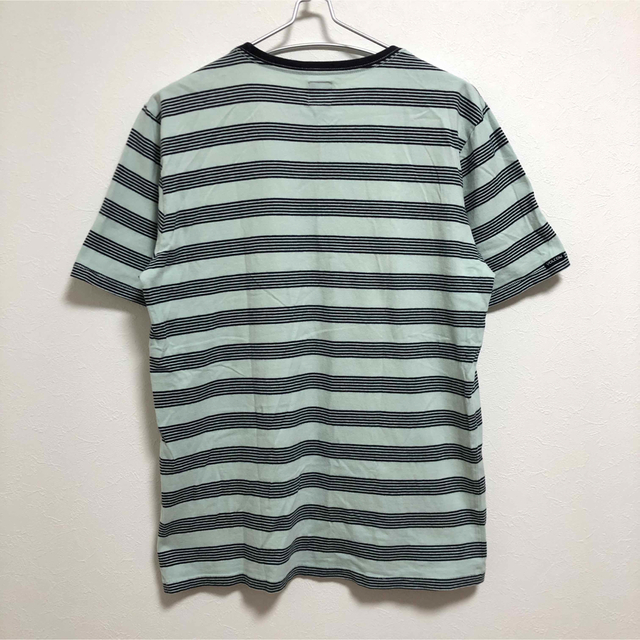 volcom(ボルコム)のVOLCOM ボルコム　ボーダー柄　ポケットTシャツ　メンズM メンズのトップス(Tシャツ/カットソー(半袖/袖なし))の商品写真