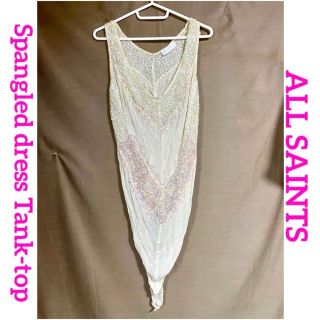 オールセインツ(All Saints)の【AllSaints／送料込／即購入可】スパングルドレスタンクトップ(タンクトップ)