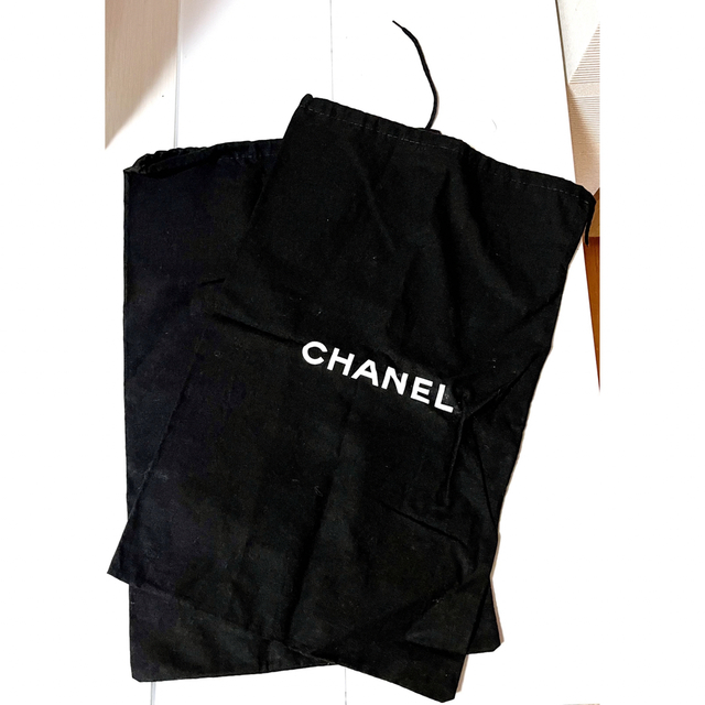 CHANEL - CHANEL 保存袋 2枚セット シャネル 中古 大判 バッグ かばん