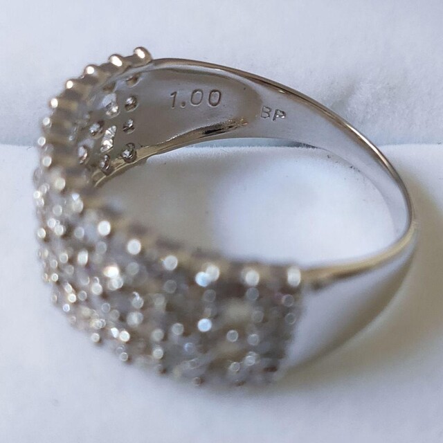 ピンクダイヤモンド リング Pt900 1.00ct 5.1g レディースのアクセサリー(リング(指輪))の商品写真