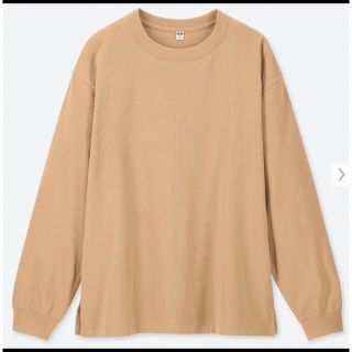 ユニクロ(UNIQLO)のコットンリラックスフィットクルーネックT(Tシャツ(長袖/七分))