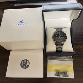 カシオ(CASIO)のOCEANAS   CACHAROT BLACK(腕時計(アナログ))