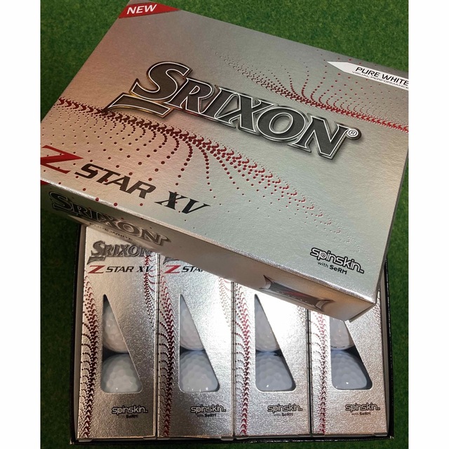 Srixon(スリクソン)のZ-STAR XV 1ダース 未使用新品 ピュアホワイト ゼットスター 2021 スポーツ/アウトドアのゴルフ(その他)の商品写真