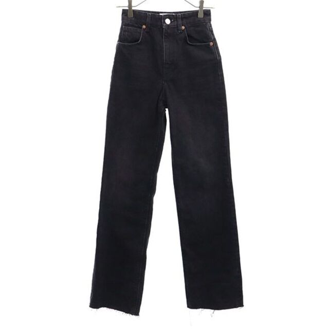 ZARA(ザラ)のザラ カットオフ デニムパンツ 00 ブラック ZARA ジーンズ レディース 【中古】  【230326】 レディースのパンツ(ショートパンツ)の商品写真