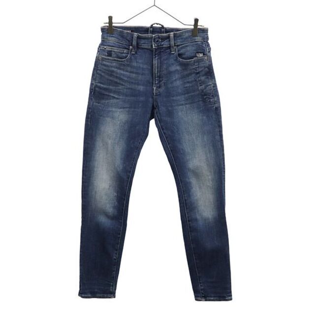 ジースターロウ ワンポイントロゴプレート スキニー デニムパンツ w28 ブルー G-STAR RAW ジーンズ メンズ 【中古】 【230326】  | フリマアプリ ラクマ