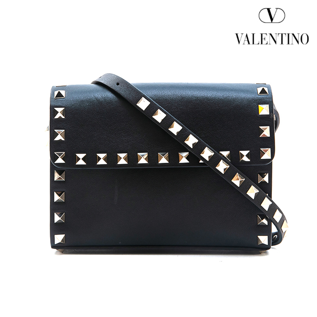 ヴァレンティノ VALENTINO ロックスタッズ レザー ショルダーバッグ