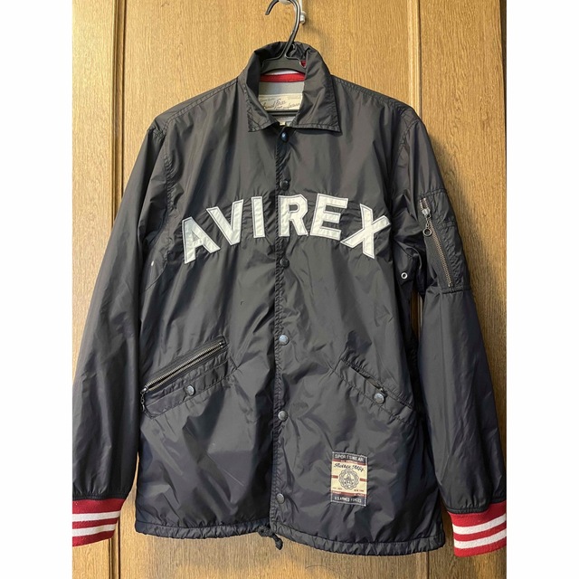 美品】AVIREX ナイロンコーチリブウインドブレーカー - ナイロンジャケット