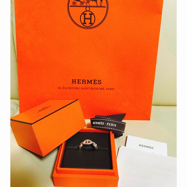 Hermes(エルメス)のHERMES エルメス シェーヌダンクル アンシェネ シルバーリング 53 レディースのアクセサリー(リング(指輪))の商品写真