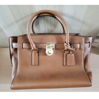 マイケルコース(Michael Kors)の【1度のみ使用】マイケルコース★ハミルトン 2wayレザートートバック★キャメル(トートバッグ)