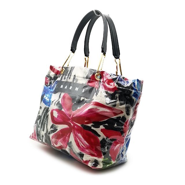 美品 マルニ MARNI ショッピングバッグ 03-23030704-