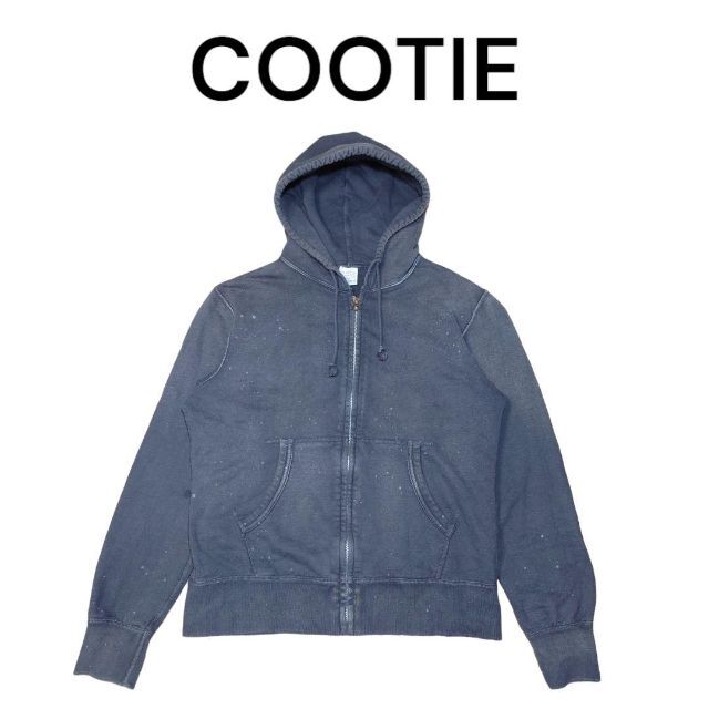 COOTIE ヴィンテージ加工 スウェットパーカー クーティ ペンキ