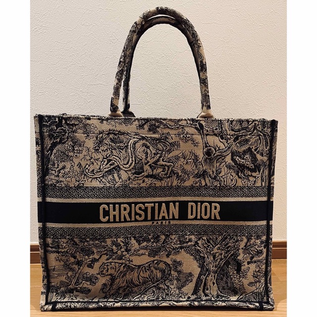Christian Dior - Dior ブックトートラージサイズ　トワルドゥジュイエンブロイダリー