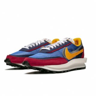 サカイ(sacai)のnike  sacai waffle ブルー(スニーカー)